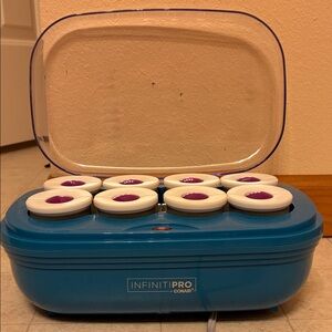 Conair InfinitiPro 8 Jumbo Flocked Hair Rollers - Only 7 Clips